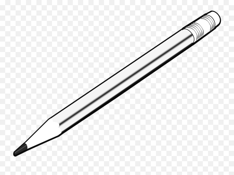 Pencil Draw Write - Transparent Background Pencil Clipart Black And White Emoji,Ink Pen Emoji