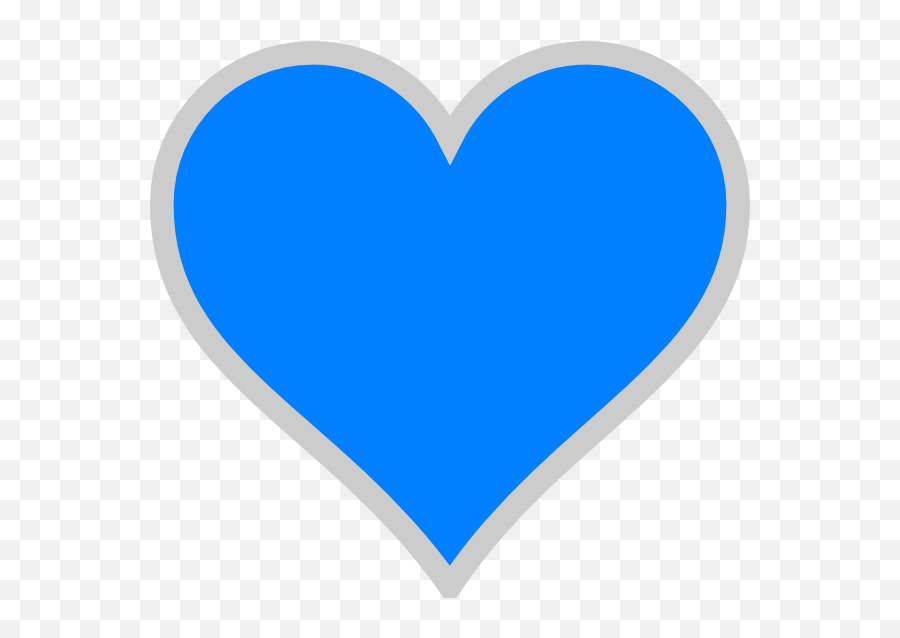 Blue Heart Transparent Clipart - Blue Heart Transparent Background Emoji,Heart Emoji Transparent Background