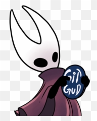 Knight Clipart Scared - Hollow Hornet Git Gud Emoji