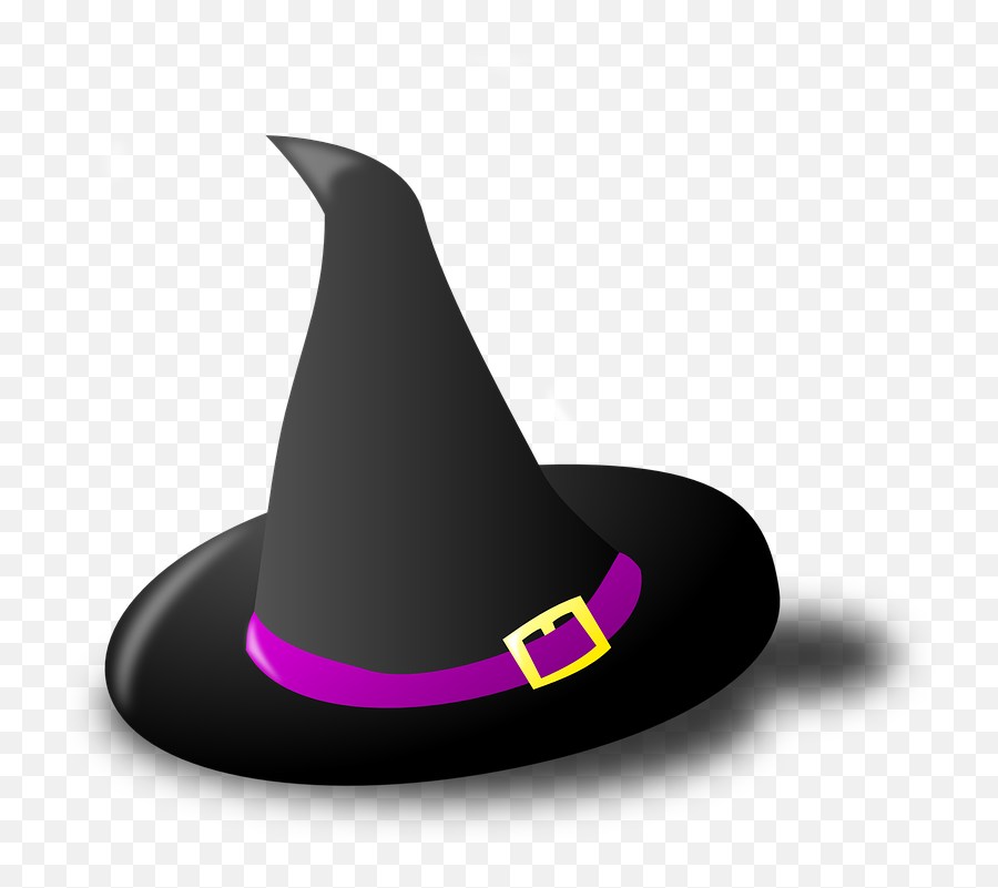 Free Witch Halloween Vectors - Witch Hat Png Clipart Emoji,Witch Hat Emoji