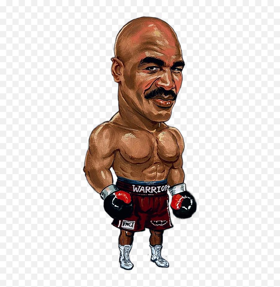 Evander Realdeal Holyfield Boxer Boxing Champ - Evander Holyfield Cartoon Emoji,Boxing Emoji