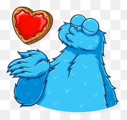 Cookie Monster - Telegram Sticker Telegram Stickers Cookie Monster Telegram Emoji,Cookie Monster Emoji