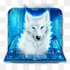 Neon Night Forest Wolf Keyboard Theme - Programu Zilizo Wolfdog Emoji,Wolf Emojis
