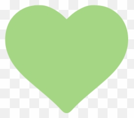 Guacamole Green Hearts Icon - Transparent Emoji