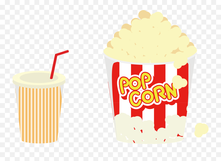 Popcorn And Juice Snack Clipart Free Download Transparent - Cup Emoji,Popcorn Emoji