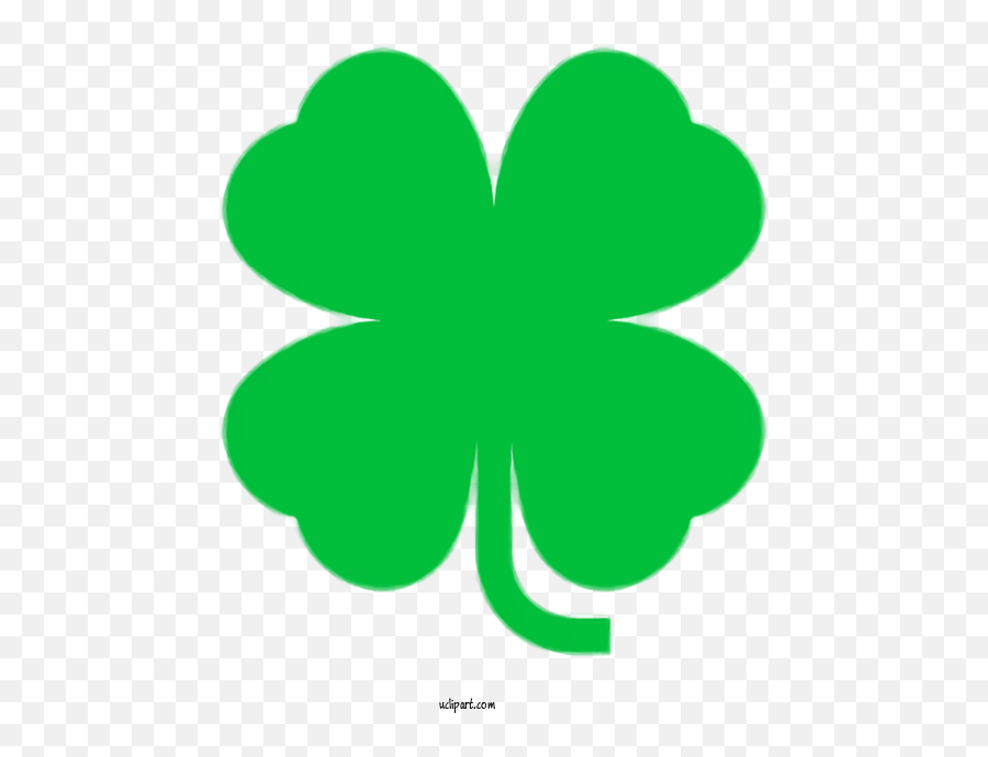 Holidays Green Leaf Shamrock For Saint - St Patricks Day 4 Leaf Clover Emoji,Green Leaf Emoji