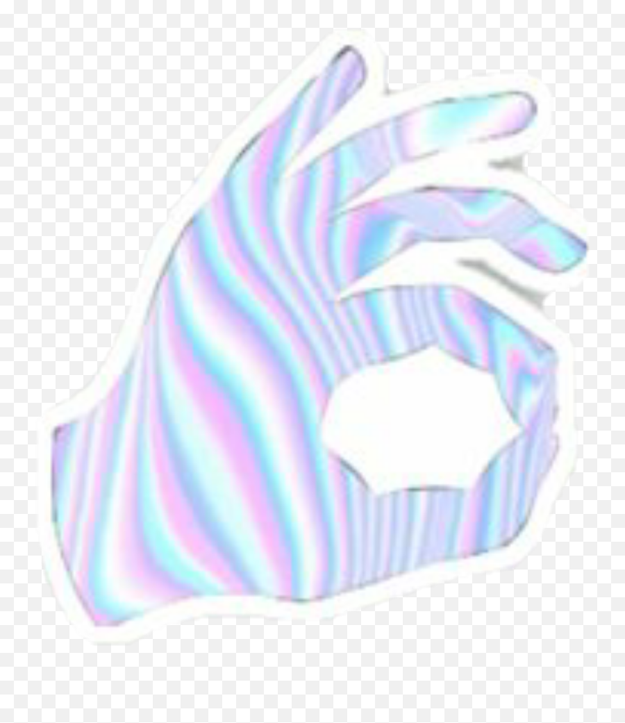 Okay Emoji Marble Hands Color Sticker By Ava,Okay Hand Emoji Transparent