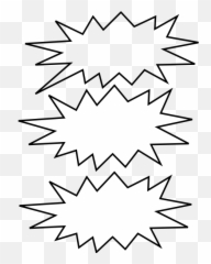 Comic book Comics Speech balloon Clip art - megaphone with Spiky Bubble White Background Emoji