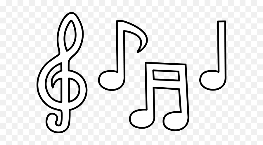 Music Note Clip Art Musical Notes Music Clipart Free Images - Musical Notes Clipart Black And White Emoji,Music Note Emoji