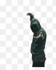 man faceless pose surreal Sticker by Ava Everett - Hooded Emoji