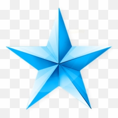 Blue Sky Star 3d Png Clipart Image Icon - Sky Blue Star Png Emoji,Blue Star Emoji