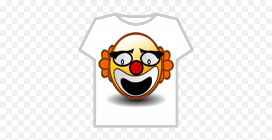 Clown Smiley - T Shirt Roblox Musculos Emoji,Clown Emoticon
