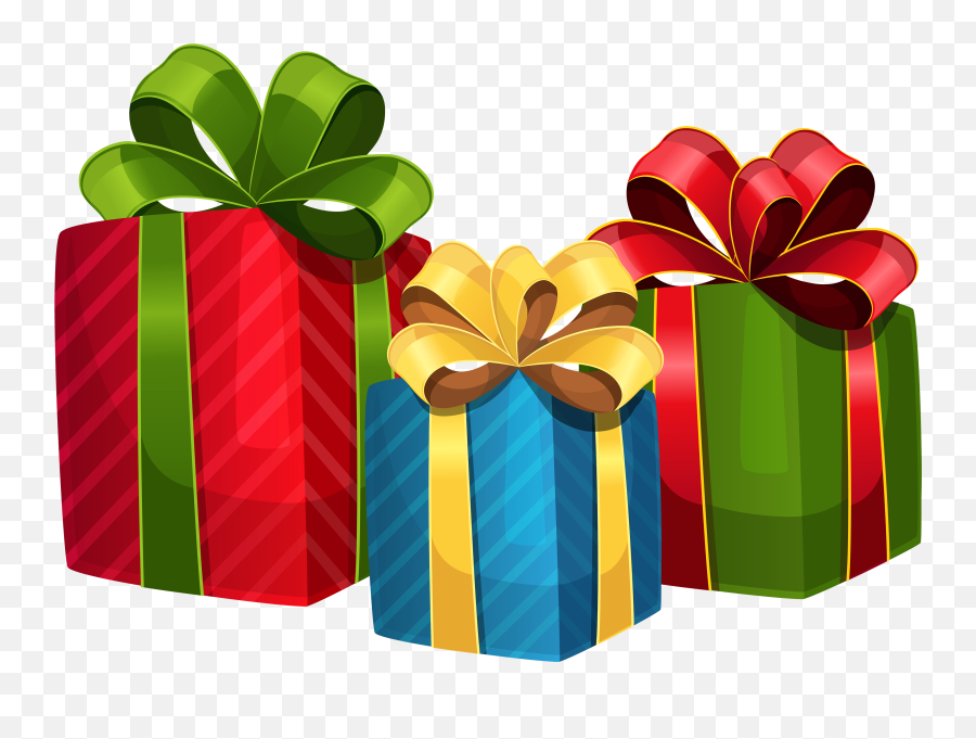 Clipart Present 3 Gift Transparent - Transparent Background Christmas Present Clipart Emoji,Present Emoji Png
