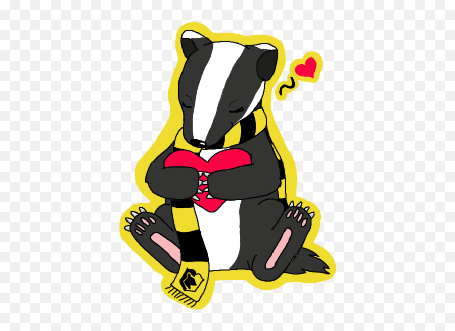 Hufflepuff Badger - Love Hufflepuff Emoji,Hufflepuff Emoji