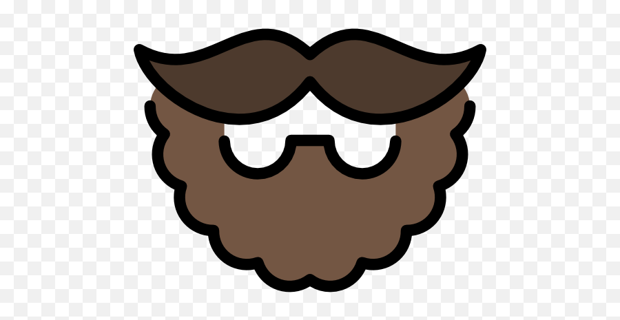 Mustache Icon Images - Facial Hair Emoji,Mustache Man Emoji