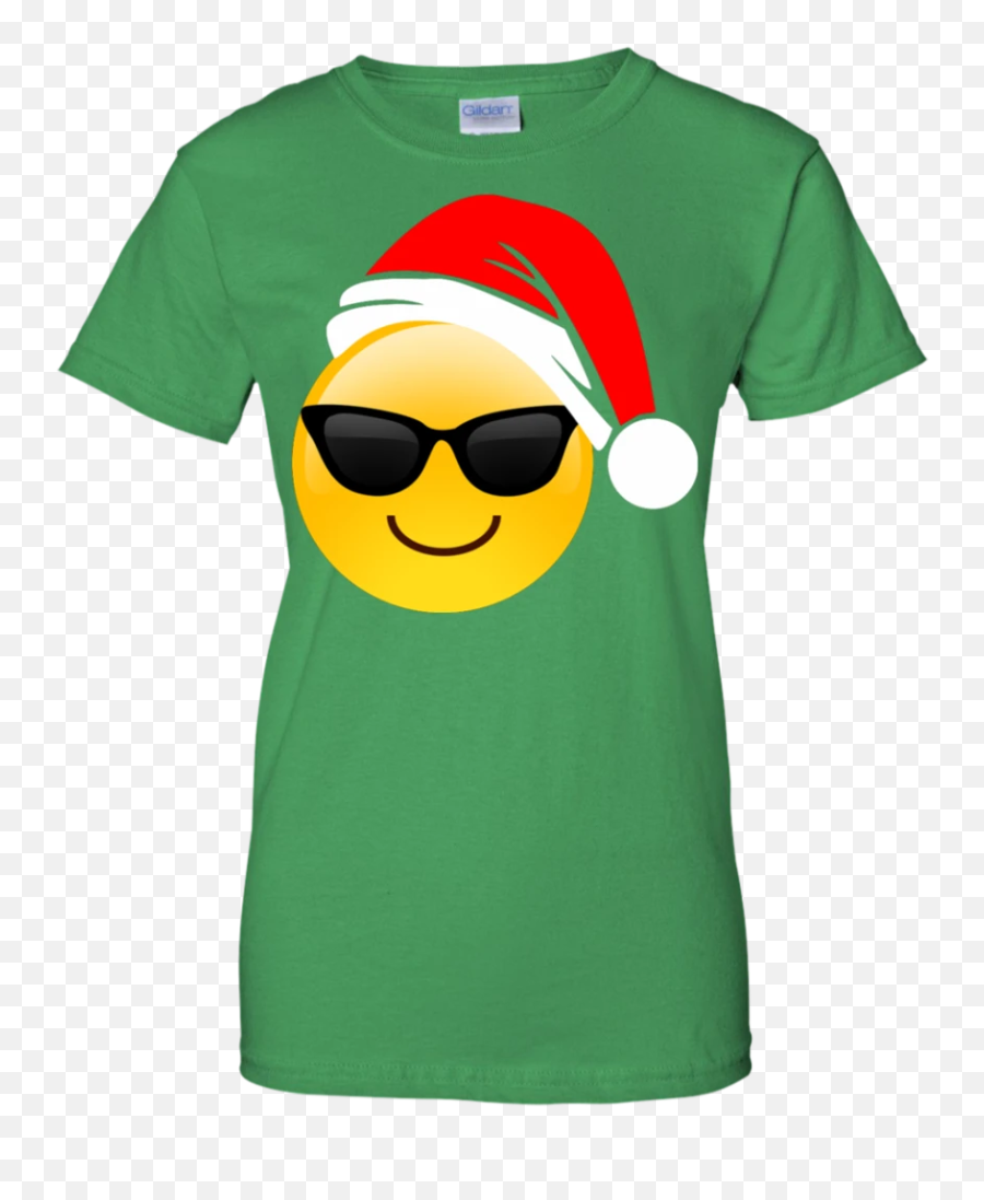 Emoji Christmas Shirt Cool Sunglasses - Wiccan T Shirt,Black Emoji Shirt