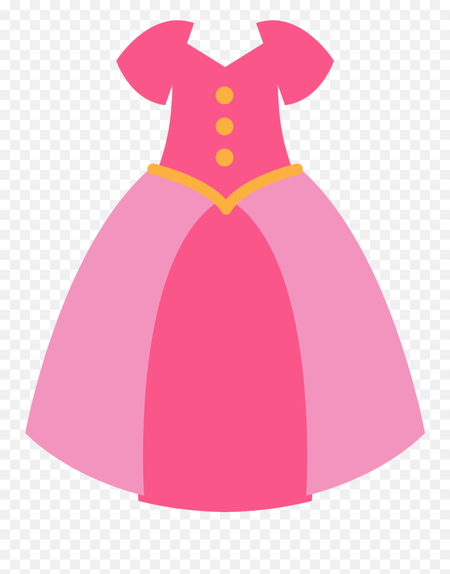 Download Dress Clipart Png - Princess Dress Clipart Emoji,Emoji Dresses
