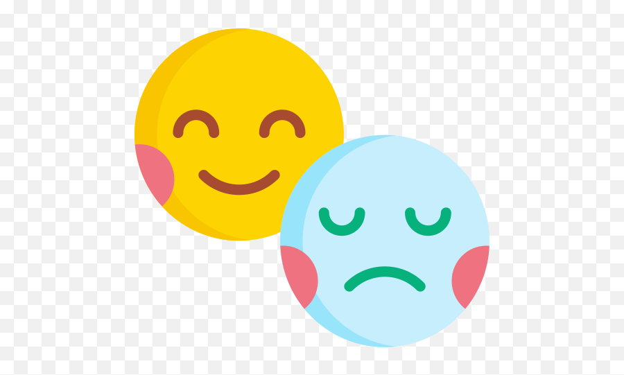 Emoji - Smiley,Blue Circle Emoji