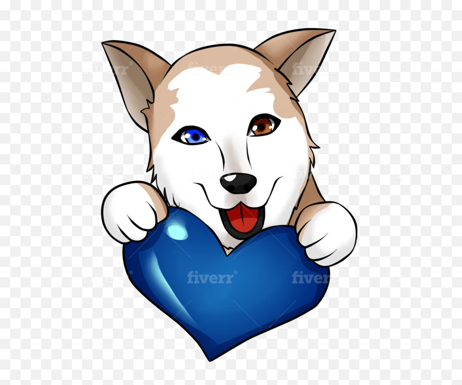 Create Custom Twitch Emotes Or Badges - Fiverr Emoji,Dog Emoticons Facebook