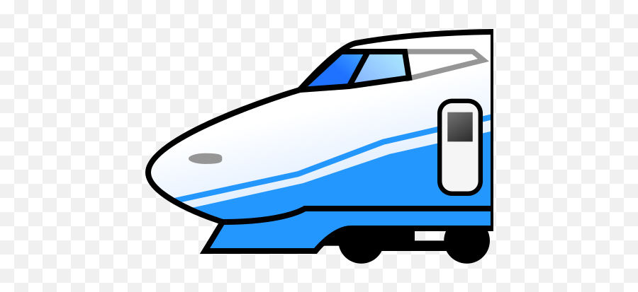 High - High Speed Rail Emoji,Bullet Emoji