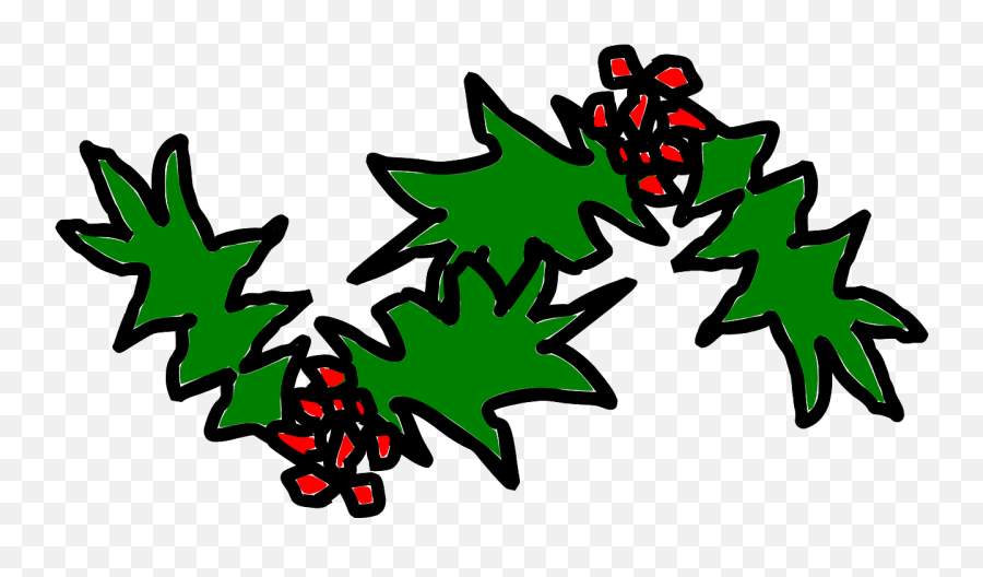 Holly Ilex Leaves Berries Christmas - Christmas Motifs Free Emoji,Christmas Emoticons Copy And Paste