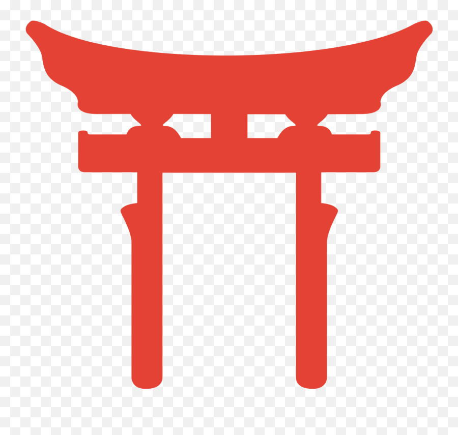 Short Transparent Png Clipart Free - Shinto Symbol Black And White Emoji,Japanese Emoji Symbols