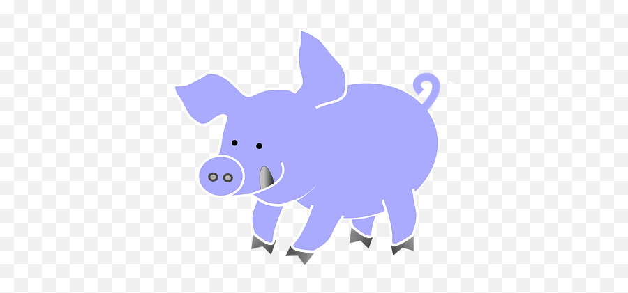 Free Tongue Dog Vectors - Clipart Blue Pig Cartoon Emoji,Donkey Emoji Download