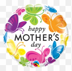 Foil Mothers Day Vivid Butterflies - Balloon Emoji