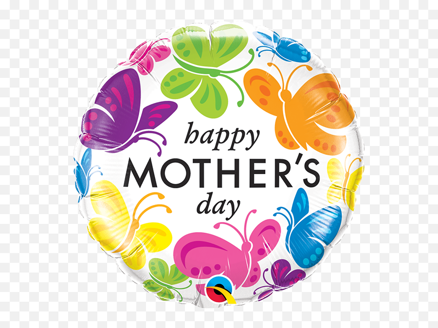 Foil Mothers Day Vivid Butterflies - Foil Balloon Mothers Day Emoji,Mother's Day Emoji