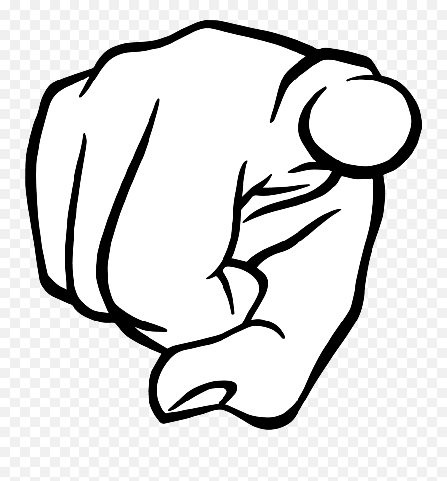Finger - Pointing Finger Clipart Png Emoji,Finger Point Emoji