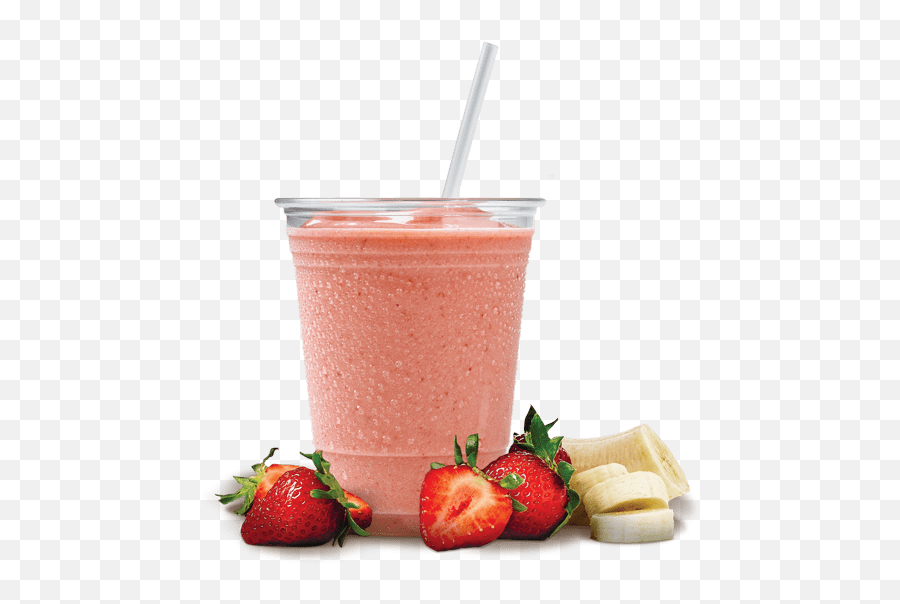 Menu - White Castle Strawberry Banana Smoothie Plastic Cup Emoji,Milkshake Emoji