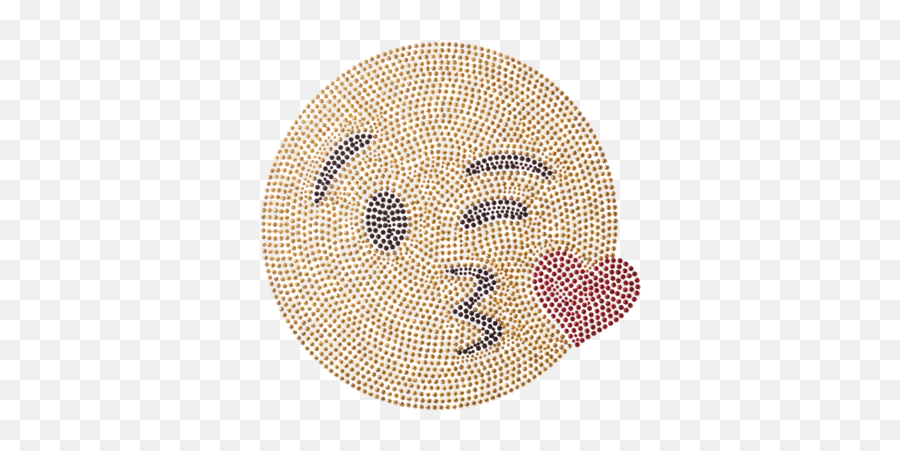 Wink Kiss Emoji - Circle,Kiss Wink Emoji