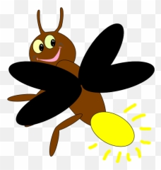 Small Lightning Bug Clipart - Firefly Clipart Emoji,Firefly Emoji