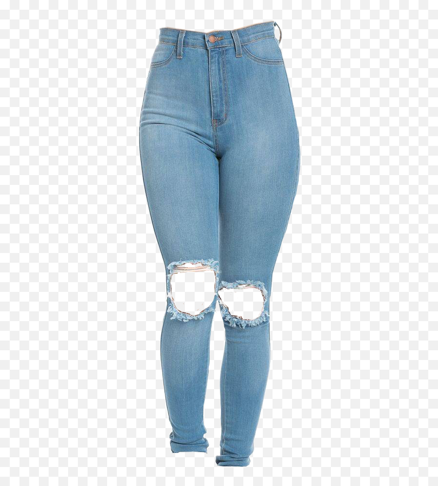 Ripped Jeans Stickers - Baddie Outfits With Air Forces Emoji,Jeans Emoji