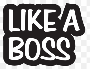 Like A Boss Logo Png - Illustration Emoji