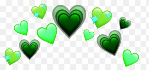 Trending Greenheart Stickers - Heart Emoji