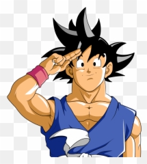 Goku Clipart File - Waving Bye Png Download Full Emoji