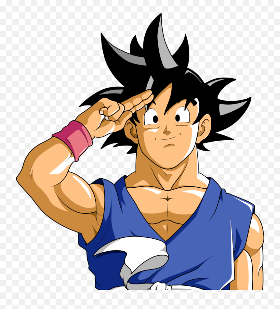 Goku Clipart File - Goku Waving Bye Png Download Full Goku Bye Emoji,Kale Emoji