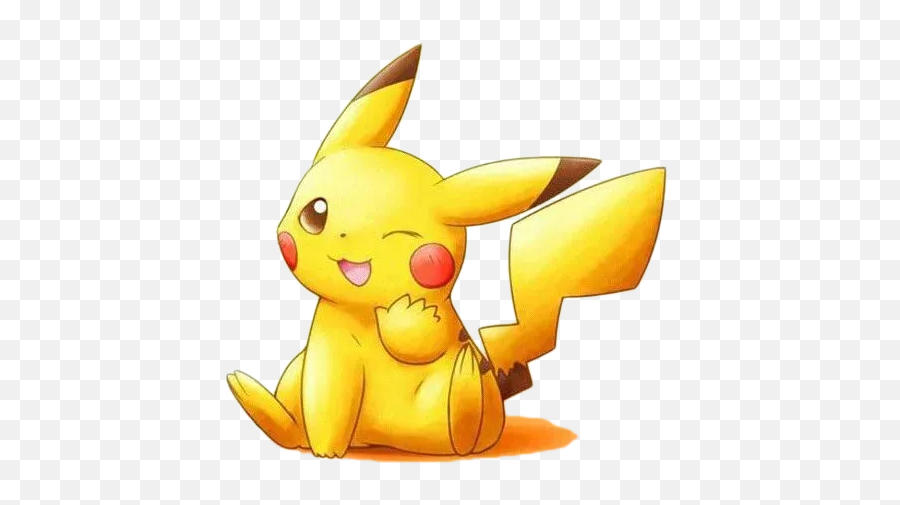 Pikachu 2 Whatsapp Stickers - Stickers Cloud Fond Ecran Pikachu Mignon Emoji,Pikachu Emoji