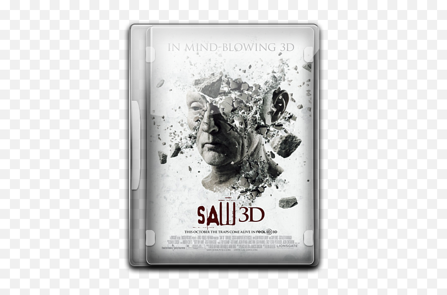 Saw 3d Icon English Movies 2 Iconset Danzakuduro - Saw The Final Chapter Movie Poster Emoji,Saw Emoji