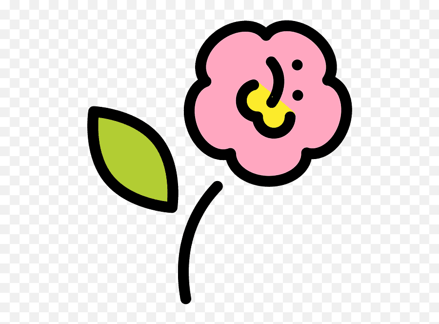 Hibiscus Emoji Clipart - Clip Art,Sc Emojis