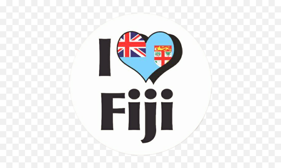 Ftestickers Fiji Sticker - Heart Emoji,Fiji Flag Emoji