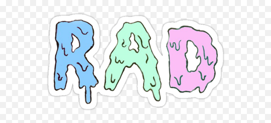 Lav Rainbow Colors Emoji Stickers Laptop Cute Tumblr - Language,Rad Emoji