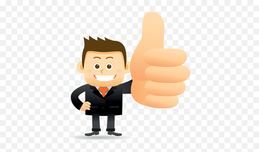 Download Hd Collection Of Free Encharged - Cartoon Thumbs Up Satisfied Customer Customer Clipart Emoji,Free Thumbs Up Emoji