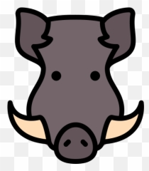 Sad Hand Drawn Face Png Icon - Wild Boar Emoji