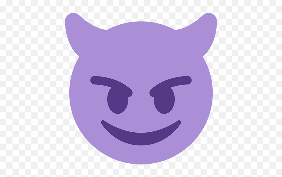 Smiling Face With Horns Emoji For Facebook Email Sms - Discord Devil Emoji,Horn Emoji