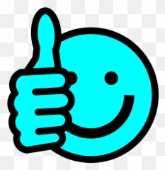 Funny Thumbs Up Clipart - Blue Thumbs Up Clip Art Emoji,Blue Thumbs Up Emoji