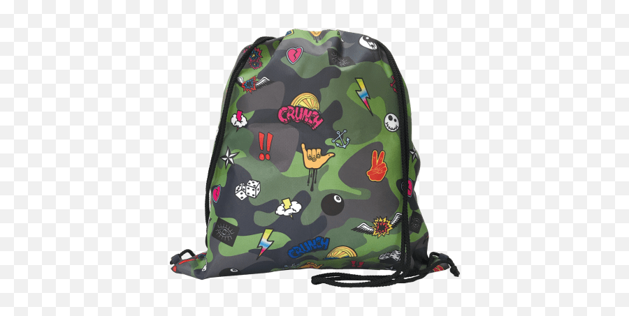 Show Details For Camo Drawstring Bag - Messenger Bag Emoji,Initial Emoji Backpack