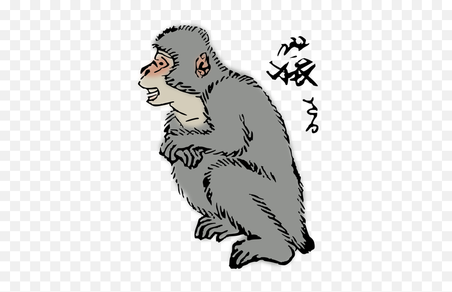 Japanese Macaque - Japanese Macaque Clipart Emoji,Banana Emoji