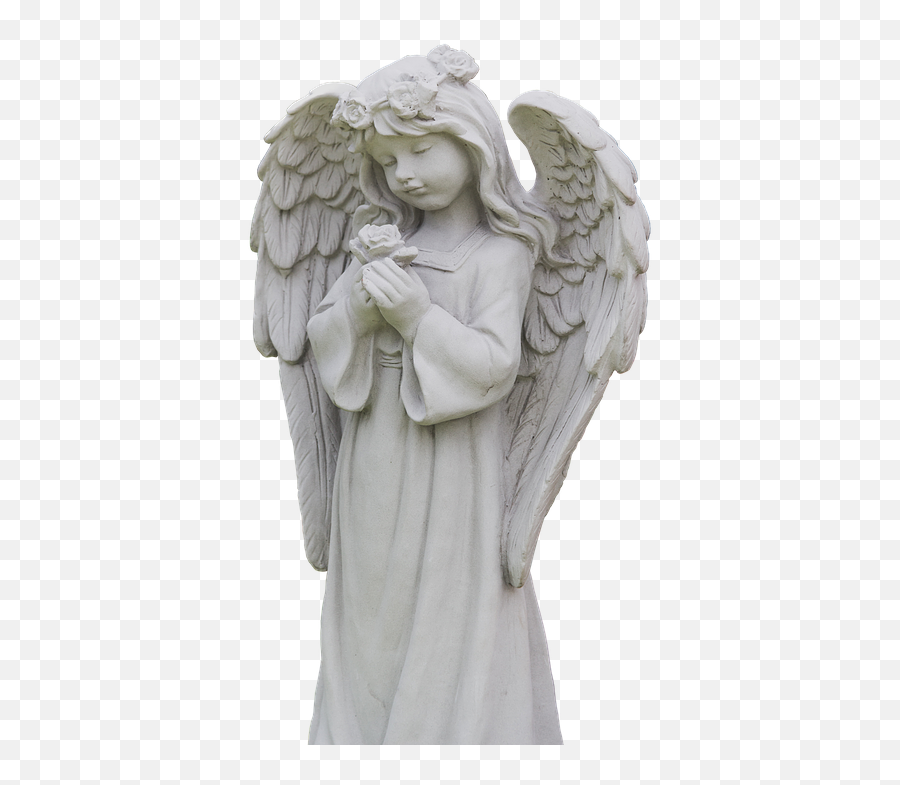Angel Wing Statue Guardian - Guardian Angel Angel Statue Png Emoji,Guardian Angel Emoji